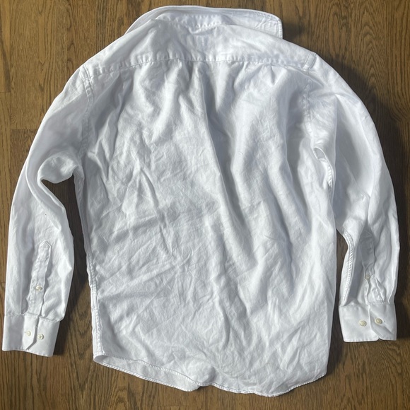 ⭐️ 3/$10 ⭐️ Nordstrom Rack Boys White Button Down Shirt - Picture 2 of 4